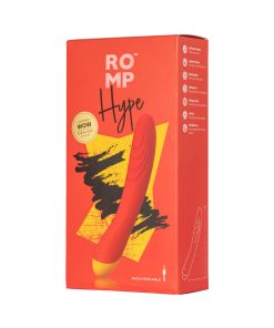 Romp Hype Rechargeable Silicone G-Spot Vibrator Red