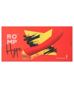 Romp Hype Rechargeable Silicone G-Spot Vibrator Red