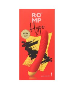 Romp Hype Rechargeable Silicone G-Spot Vibrator Red