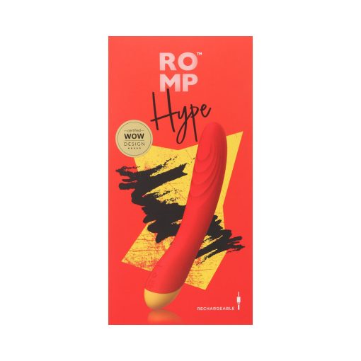 Romp Hype Rechargeable Silicone G-Spot Vibrator Red - Image 11