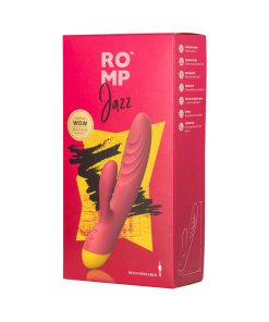 Romp Jazz Rechargeable Silicone Rabbit Vibrator Berry
