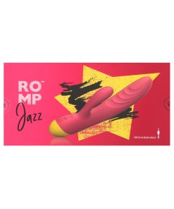 Romp Jazz Rechargeable Silicone Rabbit Vibrator Berry
