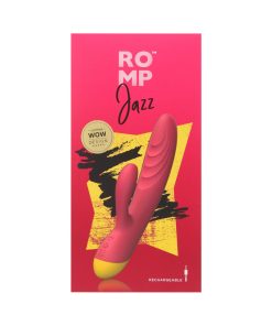 Romp Jazz Rechargeable Silicone Rabbit Vibrator Berry