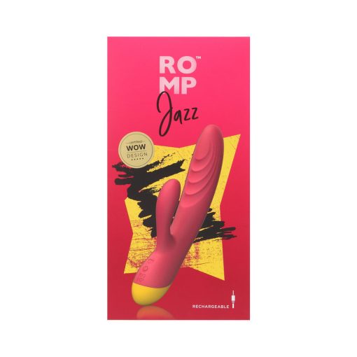 Romp Jazz Rechargeable Silicone Rabbit Vibrator Berry - Image 7