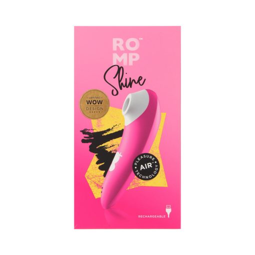 Romp Shine Rechargeable Silicone Pleasure Air Clitoral Vibrator Pink - Image 10