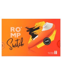 Romp Switch Silicone Pleasure Air Clitoral Vibrator Orange