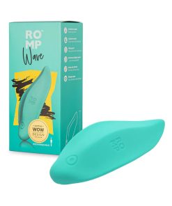 Romp Wave Rechargeable Silicone Lay-On Vibrator Mint