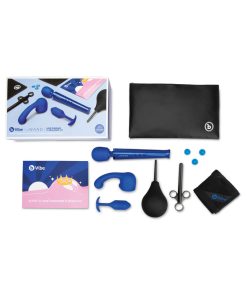 B-Vibe Anal Massage & Education Set Blue