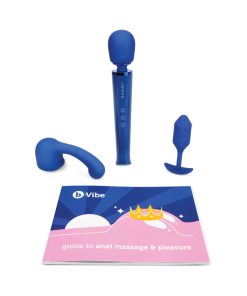 B-Vibe Anal Massage & Education Set Blue