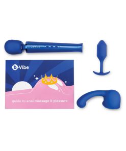 B-Vibe Anal Massage & Education Set Blue