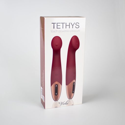 Tethys Touch Panel G-Spot Vibrator Wine Red - Image 4
