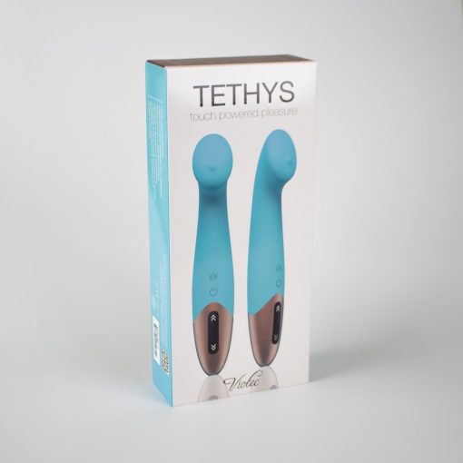 Tethys Touch Panel G-Spot Vibrator Blue - Image 4