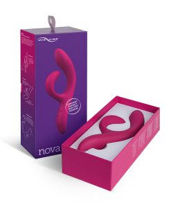 We-Vibe Nova 2 Rechargeable Flexible Silicone Rabbit Vibrator Pink