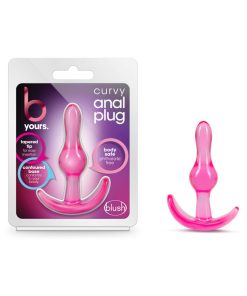 B Yours Curvy Anal Plug Pink