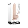 Evolved Real Supple Poseable 7 In. Realistic Dildo With Balls Beige