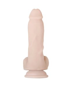 Evolved Real Supple Poseable 7 In. Realistic Dildo With Balls Beige