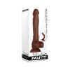 Evolved Real Supple Poseable 8.25 In. Realistic Silicone Dildo With Balls Brown