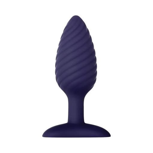 Zero Tolerance Wicked Twister Textured Vibrating Silicone Anal Plug Purple - Image 3