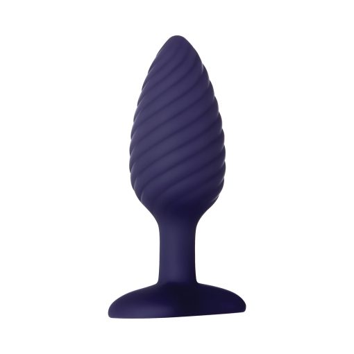 Zero Tolerance Wicked Twister Textured Vibrating Silicone Anal Plug Purple - Image 4