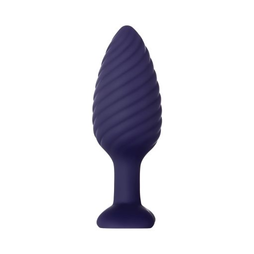 Zero Tolerance Wicked Twister Textured Vibrating Silicone Anal Plug Purple - Image 5