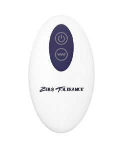 Zero Tolerance Wicked Twister Textured Vibrating Silicone Anal Plug Purple