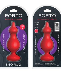 Forto F-30 Pointer Silicone Anal Plug Large Red