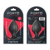 Forto F-60 Spade Silicone Anal Plug Medium Black
