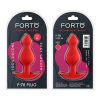 Forto F-78 Pointee Silicone Anal Plug Medium Red