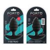 Forto F-83 Spiral Silicone Anal Plug Black