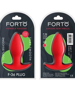 Forto F-36 Silicone T-Plug Red