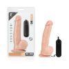 Dr. Skin Dr. Spin Realistic 8 In. Gyrating And Vibrating Dildo With Balls Beige