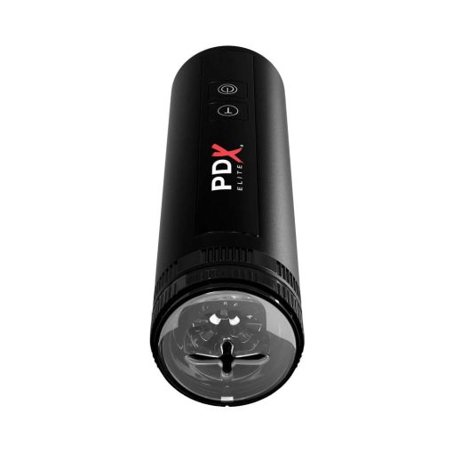 Pdx Elite Moto Bator X Thrusting Masturbator Clear/Black - Image 2