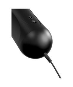 Pdx Elite Moto Stroker Rechargeable Thrusting Vibrating Masturbator Clear/Black
