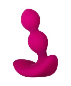 Zero Tolerance Bubble Butt Inflatable Vibrating Beaded Anal Plug Pink