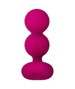 Zero Tolerance Bubble Butt Inflatable Vibrating Beaded Anal Plug Pink