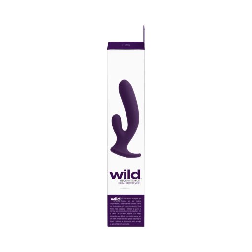 Vedo Wild Rechargeable Dual Vibe Purple - Image 6