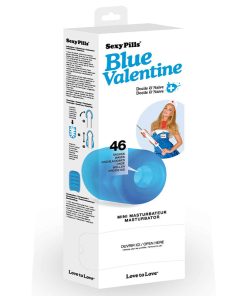 Love To Love Sexy Pills Blue Valentine Mini Masturbator Display Of 6