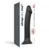 Strap-On-Me Bendable Dual-Density Silicone Suction Cup Dildo Black Xl