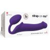 Strap-On-Me Semi-Realistic Bendable Silicone Strap-On Purple L
