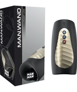 Man.Wand Pump One Rechargeable Multi-Function Masturbator Black