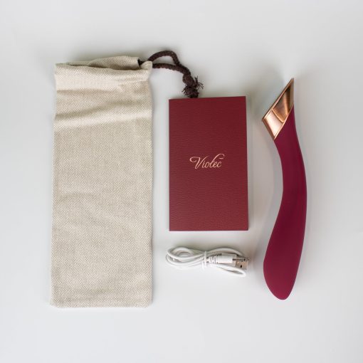 Manto Touch Panel G-Spot Vibrator Wine Red - Image 2