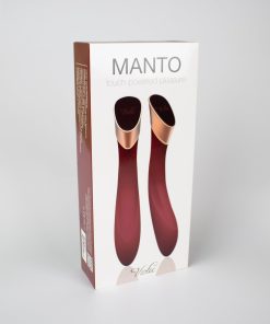 Manto Touch Panel G-Spot Vibrator Wine Red