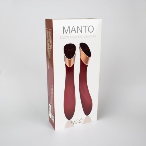 Manto Touch Panel G-Spot Vibrator Wine Red - Image 3