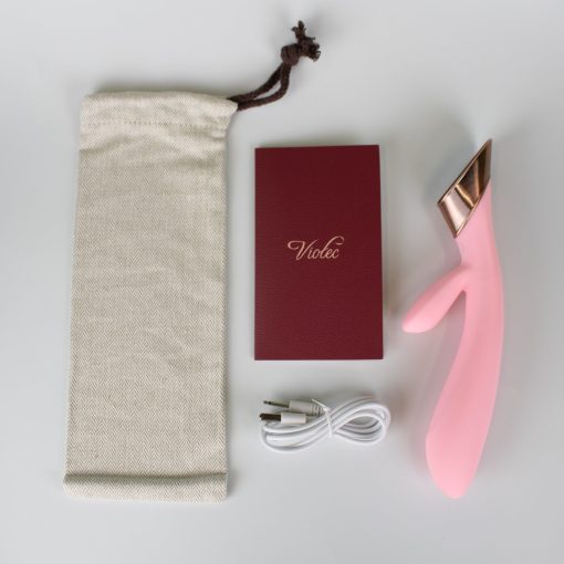 Metis Touch Panel Rabbit Vibrator Pink - Image 3