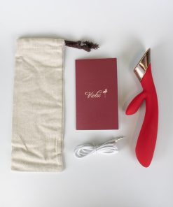 Metis Touch Panel Rabbit Vibrator Red