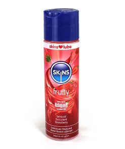 Skins Strawberry Water-Based Lubricant 4 Oz.