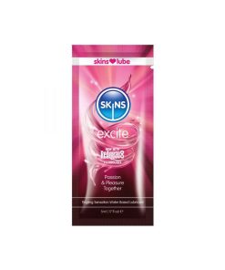 Skins Excite Tingling Water-Based Lube 5 Ml