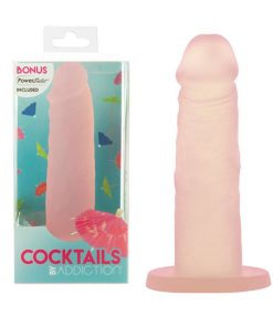 Addiction Cocktails Silicone Peach Bellini W/Power Bullet