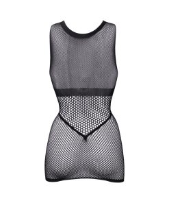 Le Desir Duo Open Cup Mini Dress Black O/S