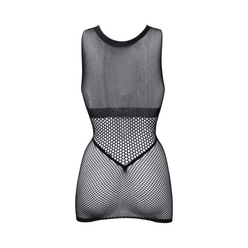 Le Desir Duo Open Cup Mini Dress Black O/S - Image 6